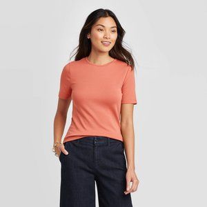 NEW! A New Day Slim Fit Crewneck Fitted T-Shirt